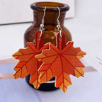 MAPLE LEATHER EARRINGS