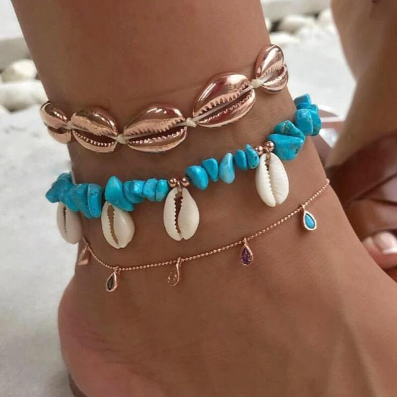 BRACELET DE CHEVILLE STYLE BOHÊME
