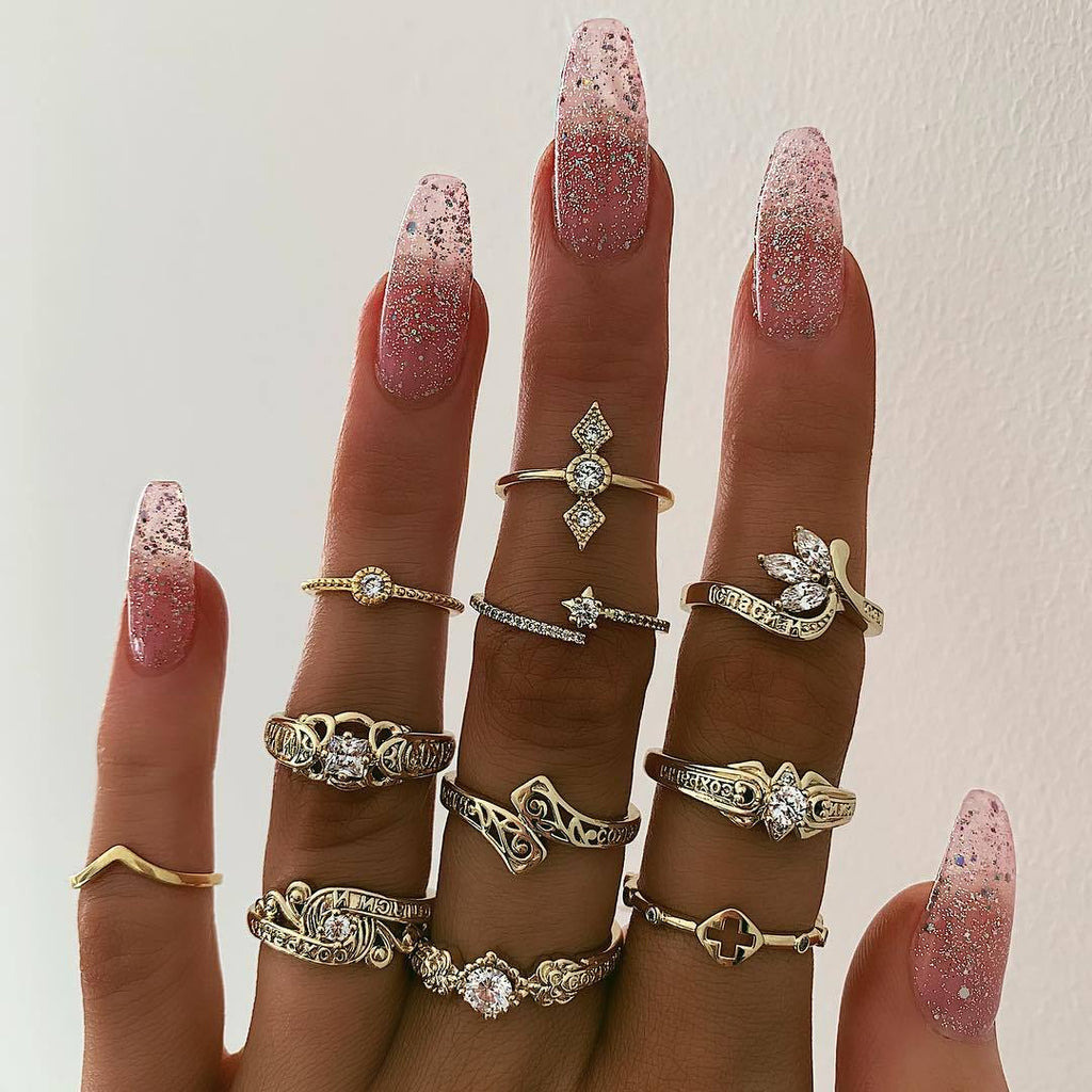 ENSEMBLE DE BAGUES BOHO