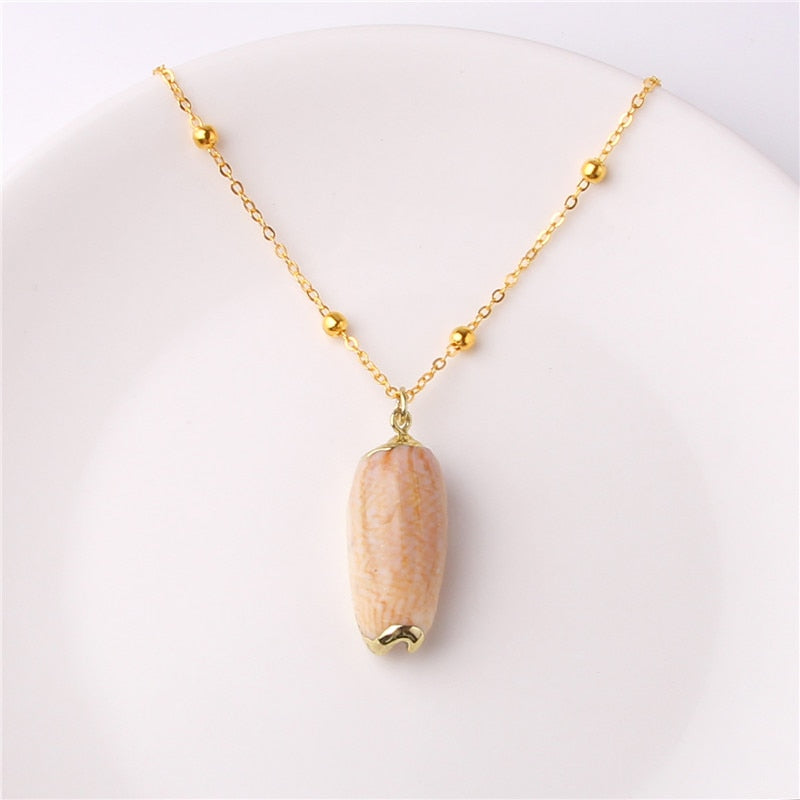 COLLIER BOHO EN COQUILLAGE
