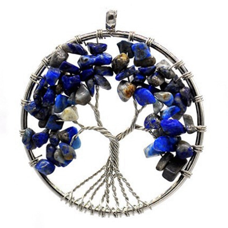 NECKLACES WITH PENDANT IN NATURAL STONES 
