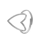 BAGUES EN ACIER INOXYDABLE REGLABLES - COUPLE