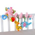 SPIRAL HANGING PLUSH RATTLE