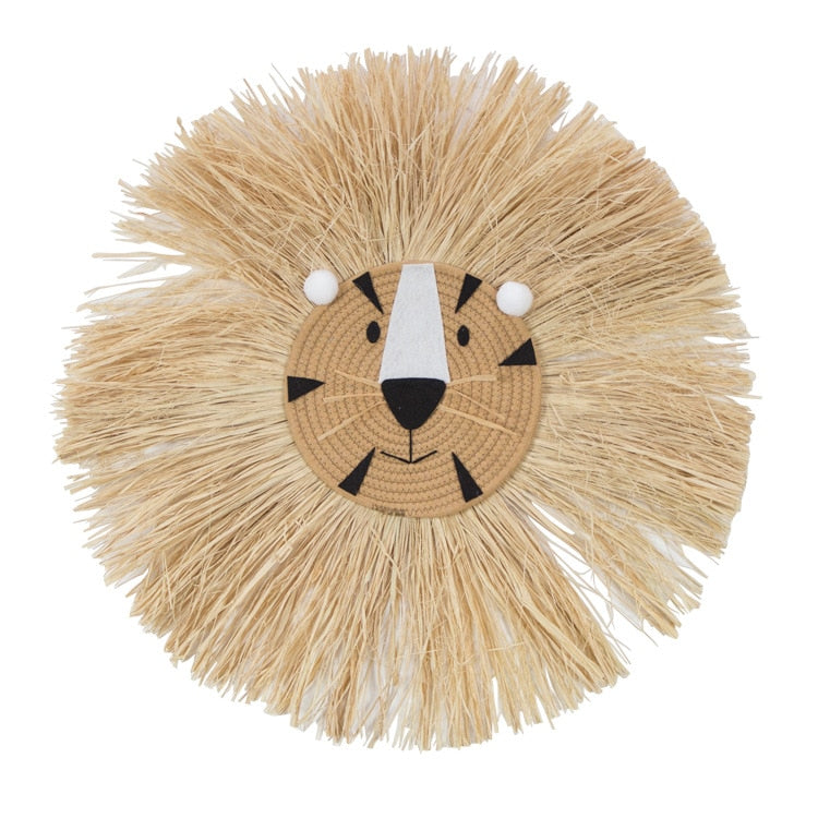 DÉCORATION MURALE EN TÊTE DE LION