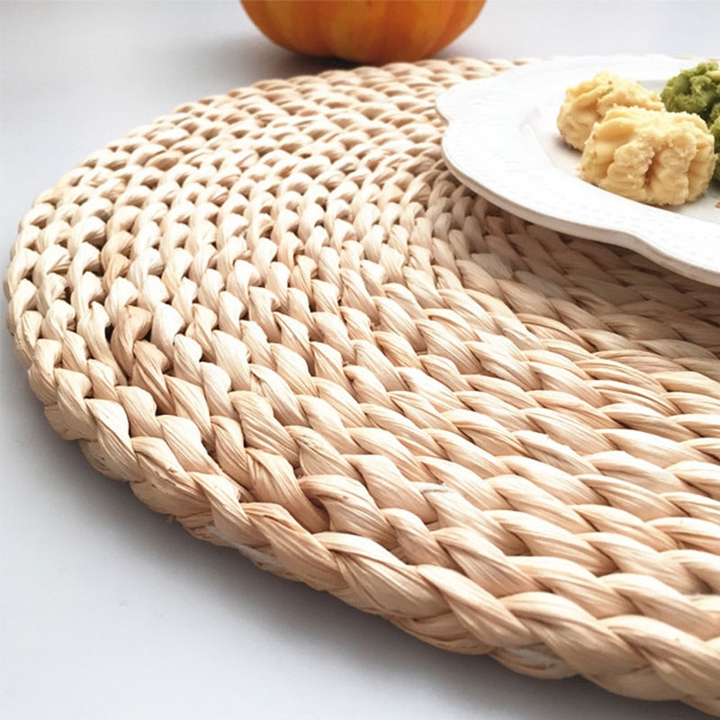 DESSOUS DE PLAT EN FOURRURE DE MAÏS NATURELLE
