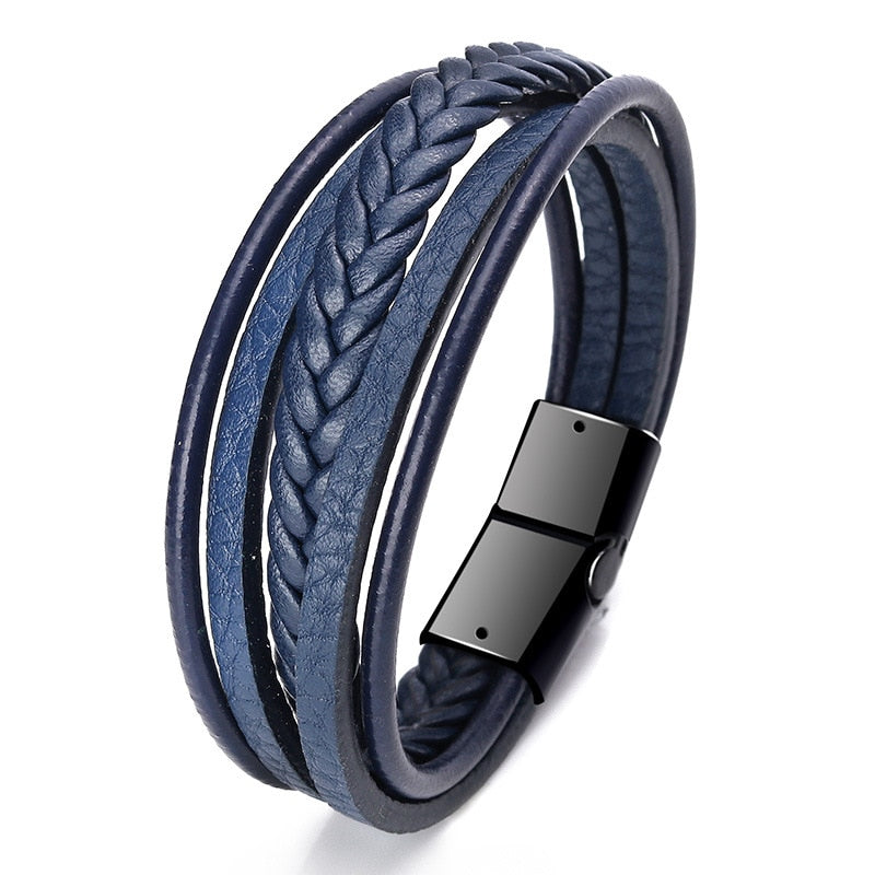 UNISEX GENUINE LEATHER FASHION BRACELET 