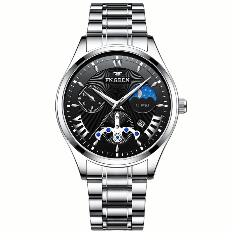 MONTRE À QUARTZ AVEC CADRAN LUMINEUX