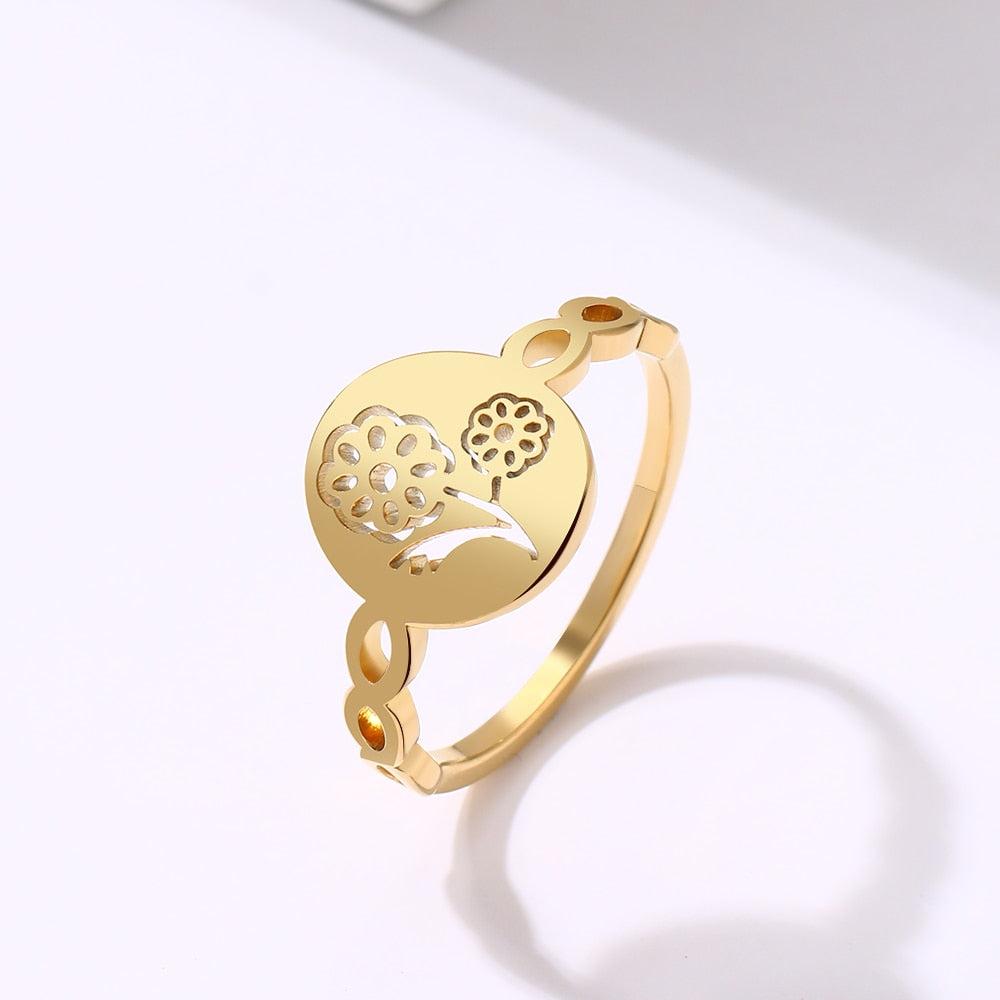 STAINLESS STEEL RING FOR WOMEN 