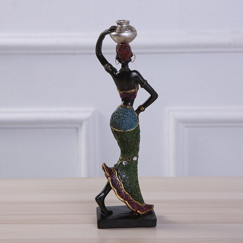 FIGURINE VINTAGE  DE STYLE ETHNIQUE