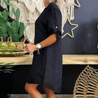 CHEMISE LONGUE EN LIN ET COTON - BOSSOUASHOP