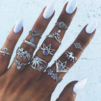 ENSEMBLE DE BAGUES BOHO
