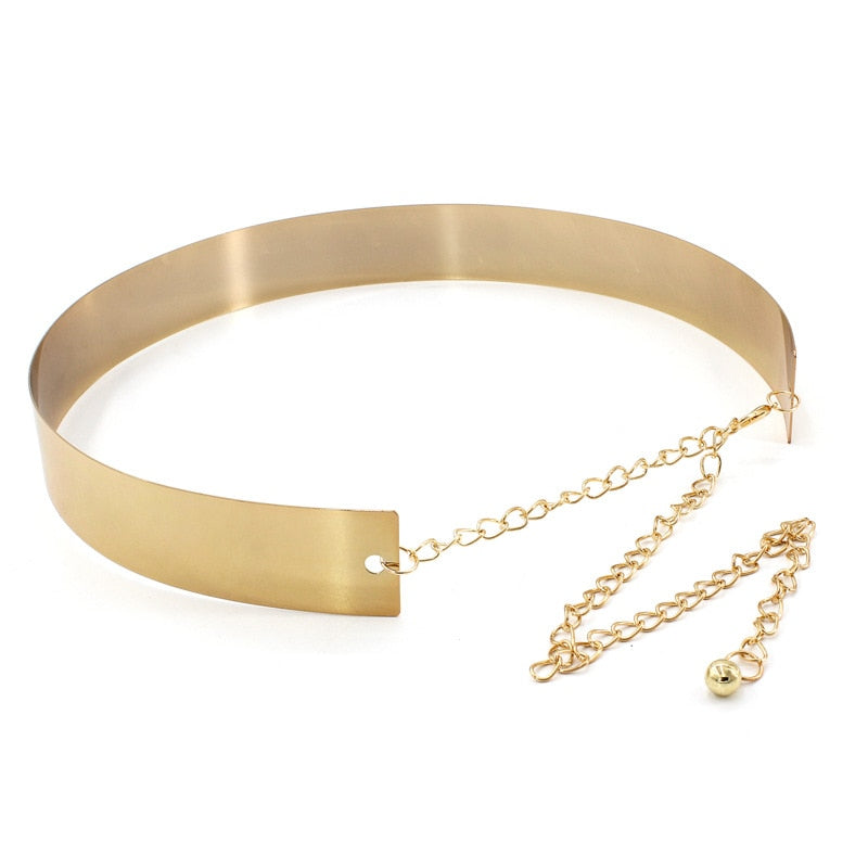 WOMEN'S VINTAGE GLITTER METAL BELTS