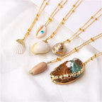COLLIER BOHO EN COQUILLAGE