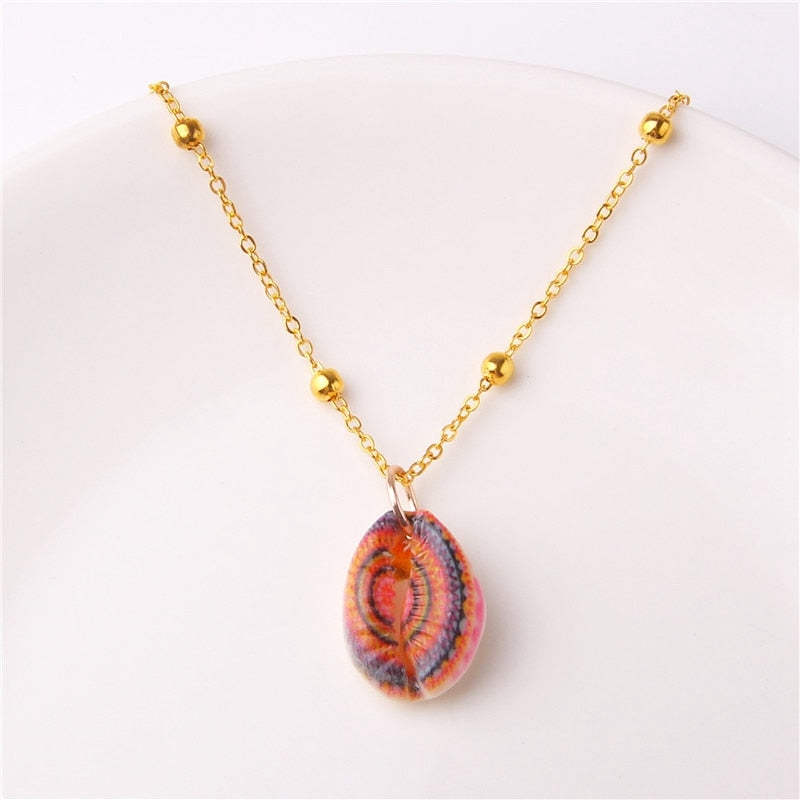 COLLIER BOHO EN COQUILLAGE