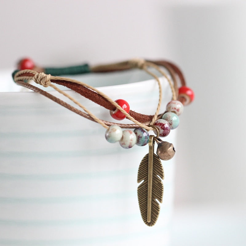 HANDMADE ETHNIC STYLE VINTAGE BRACELET 