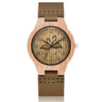 MONTRE -BRACELET EN BOIS IMITATION CERF-UNISEXE - BOSSOUASHOP