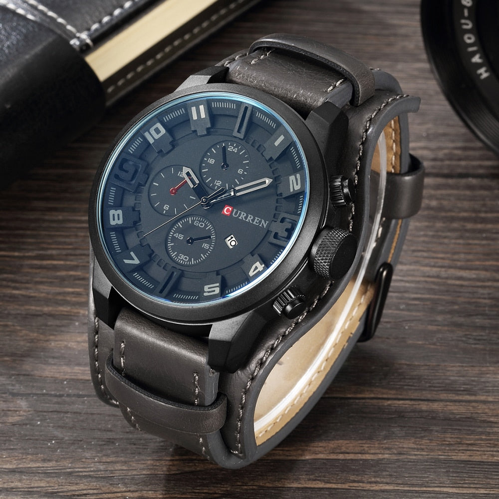 MONTRE STYLE MILITAIRE POUR HOMMES - BOSSOUASHOP