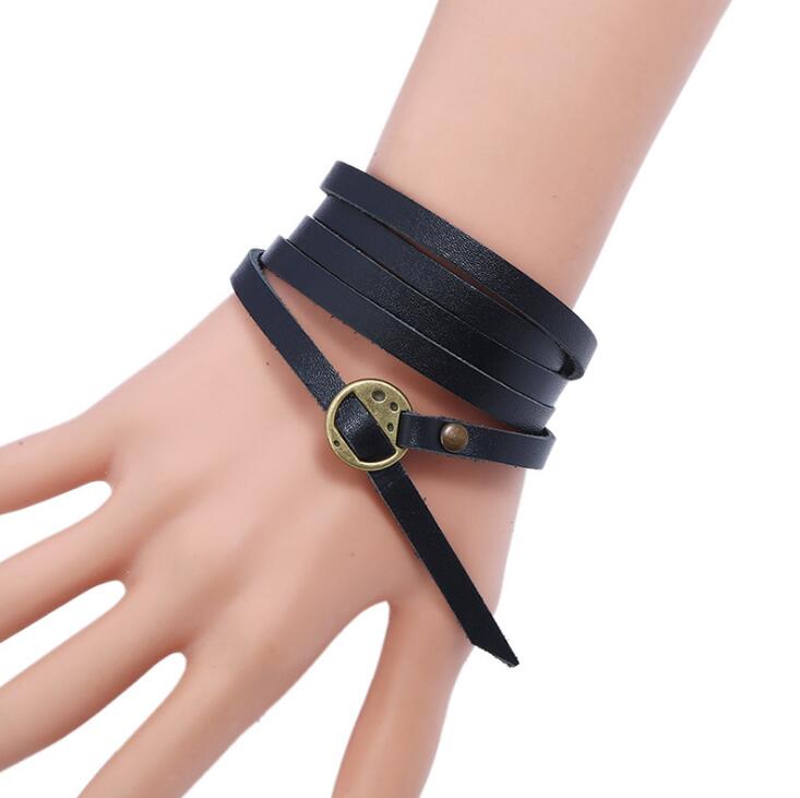 BRACELET EN CUIR TRESSÉ