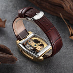 MONTRE MECANIQUE TRANSPARENTE ET AUTOMATIQUE POUR HOMMES - BOSSOUASHOP