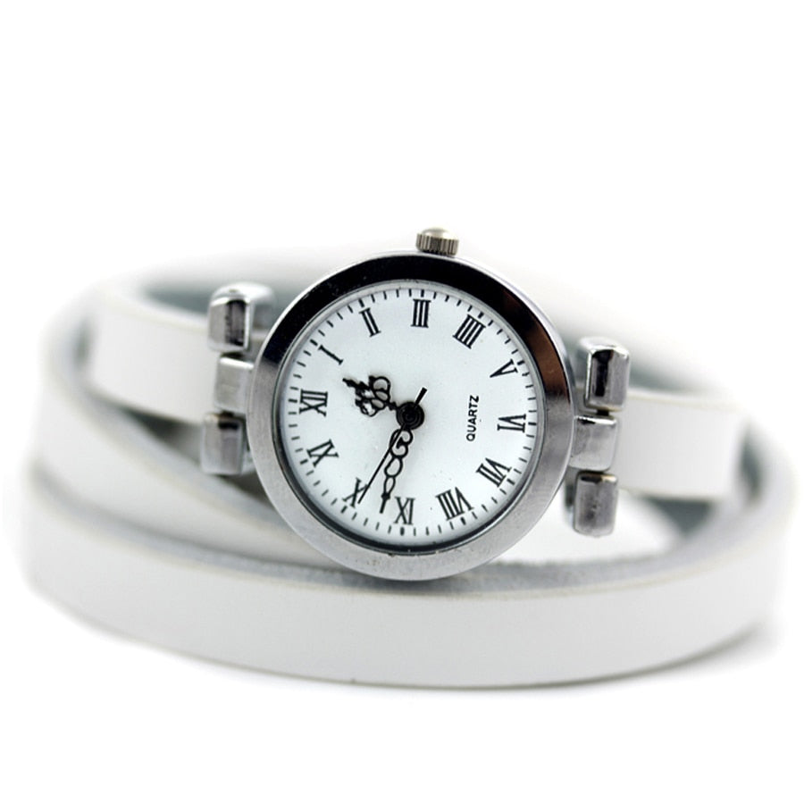 MONTRE LONGUE EN CUIR POUR FEMMES - BOSSOUASHOP