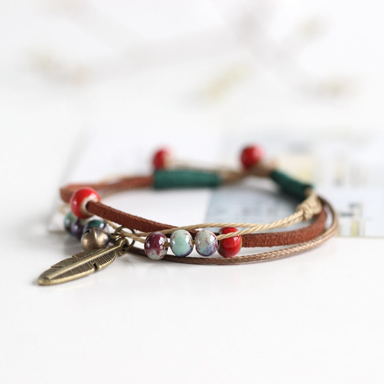 HANDMADE ETHNIC STYLE VINTAGE BRACELET 