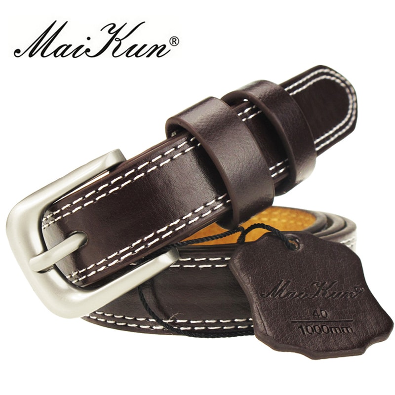 CEINTURE EN CUIR VÉRITABLE POUR FEMMES