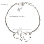 BRACELET DE CHEVILLE OR ARGENT