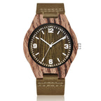 MONTRE -BRACELET EN BOIS IMITATION CERF-UNISEXE - BOSSOUASHOP