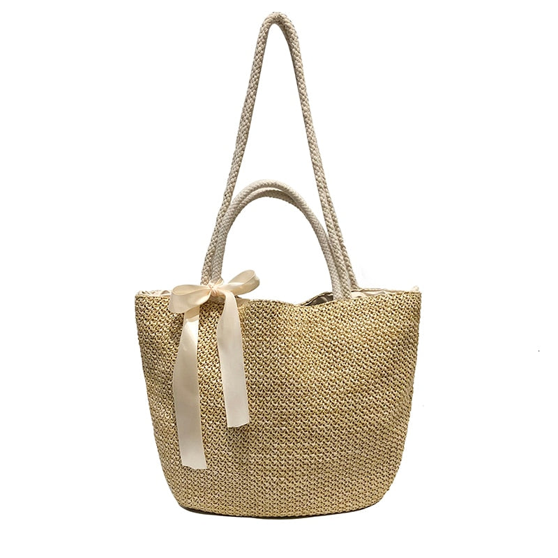SAC À MAIN TISSÉ EN ROTIN