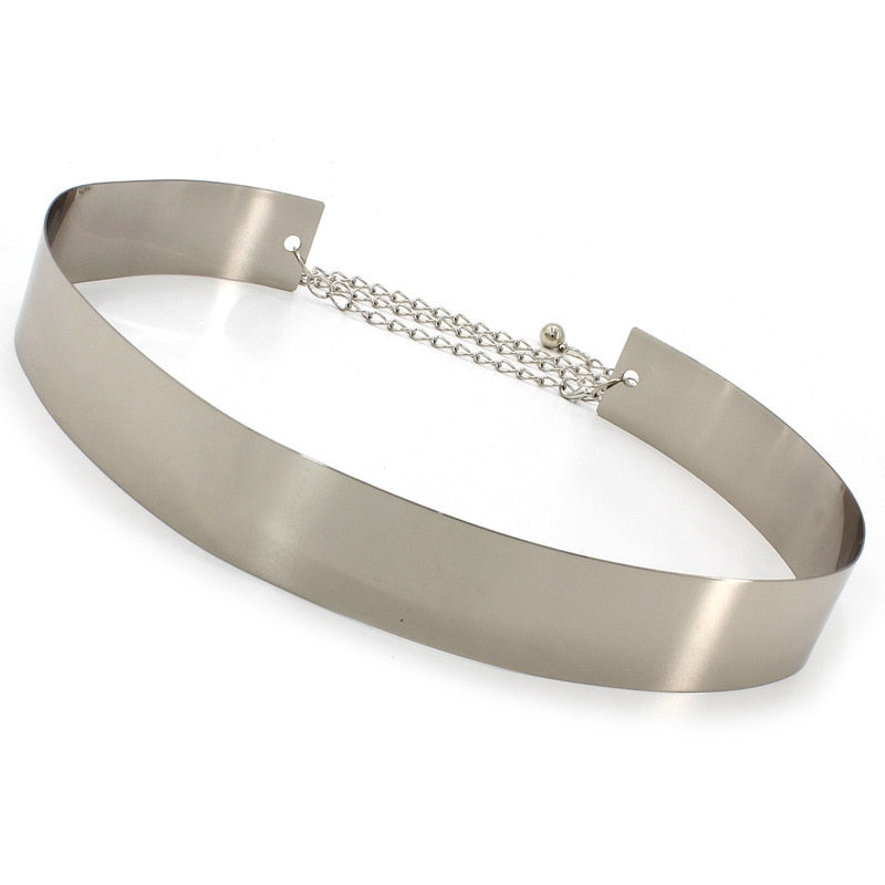 WOMEN'S VINTAGE GLITTER METAL BELTS