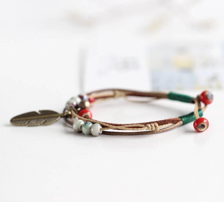 HANDMADE ETHNIC STYLE VINTAGE BRACELET 