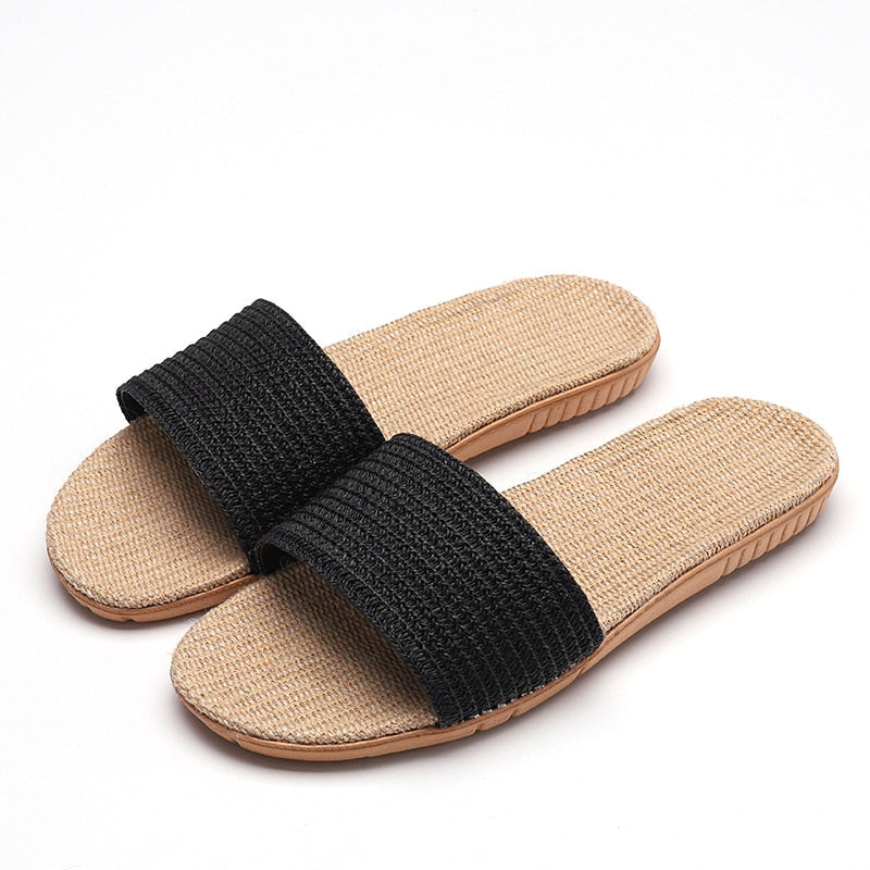 TONGS D'ÉTÉ EN LIN