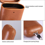 ETUI EN CUIR DE RANGEMENT POUR ÉCOUTEURS PORTABLES