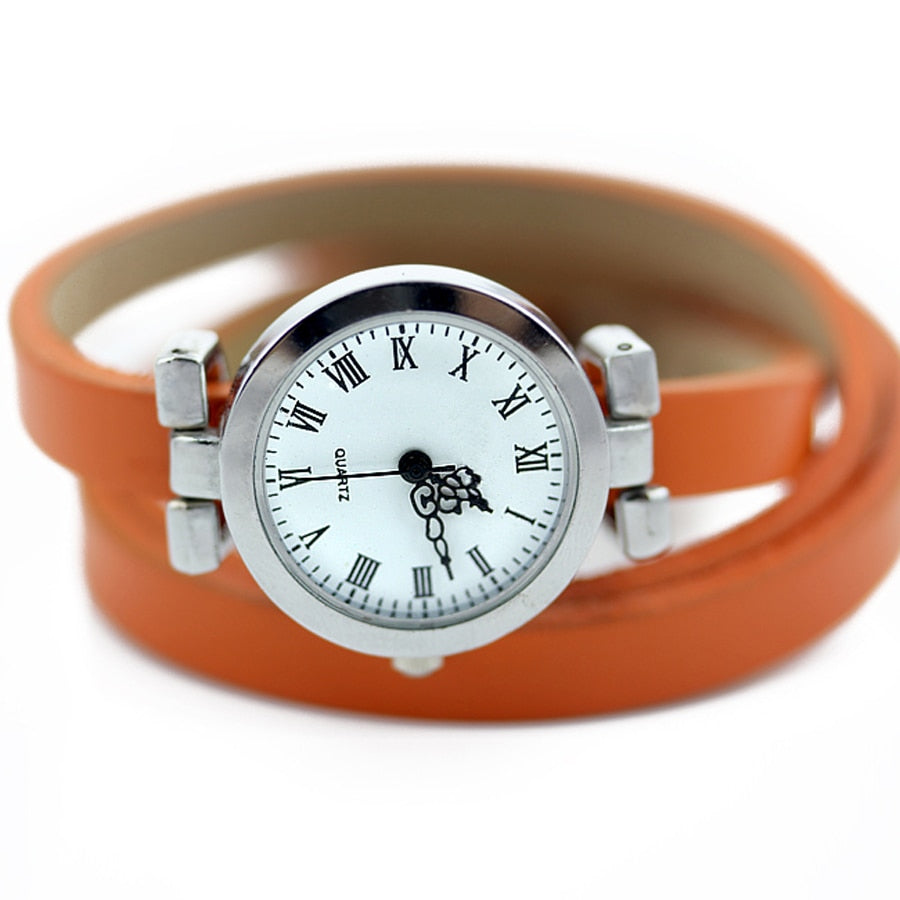 MONTRE LONGUE EN CUIR POUR FEMMES - BOSSOUASHOP