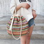 SAC À MAIN TISSÉ EN ROTIN