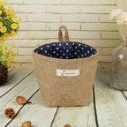 SAC DE RANGEMENT EN TISSU DE JUTE