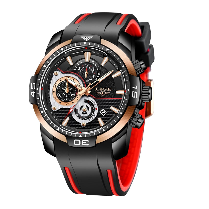 MONTRE TOP MARQUE DE LUXE EN CUIR - BOSSOUASHOP