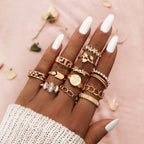 ENSEMBLE DE BAGUES BOHO