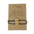 BRACELETS D'AMITIÉS TOURNESOL -VINTAGE - BOSSOUASHOP