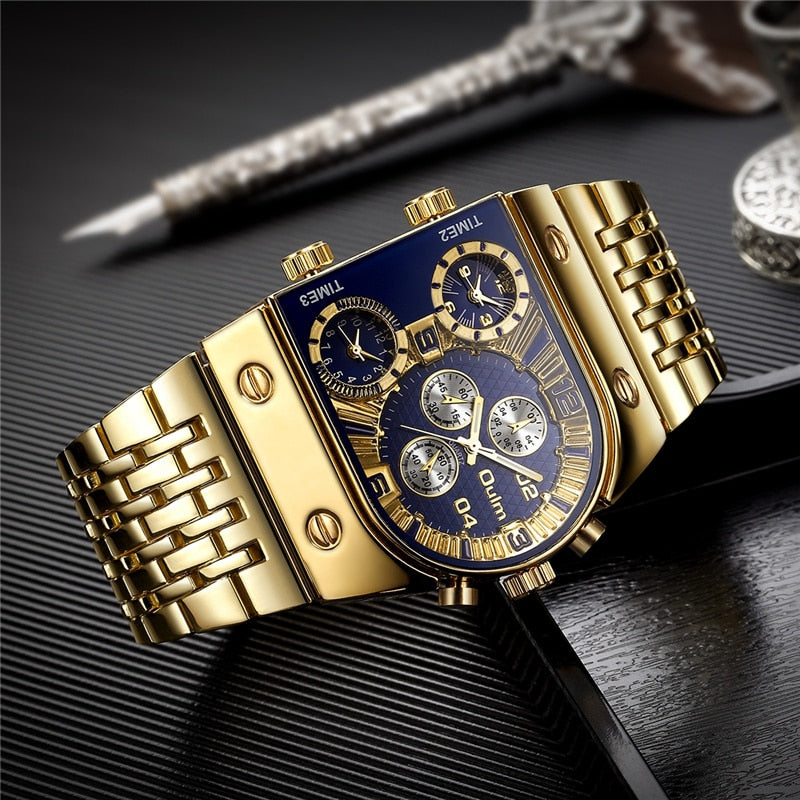 MONTRE-BRACELET À QUARTZ POUR HOMMES