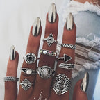 ENSEMBLE DE BAGUES BOHO