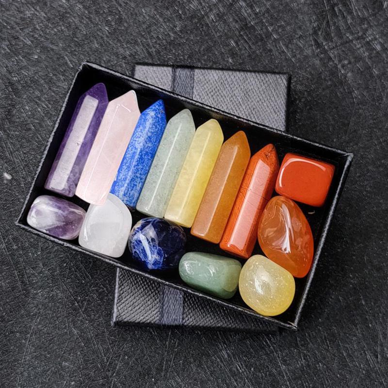 ENSEMBLE DE CRISTAUX D'ENERGIES DES CHAKRAS