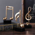RESIN ART SCULPTURE, MUSIC NOTE 