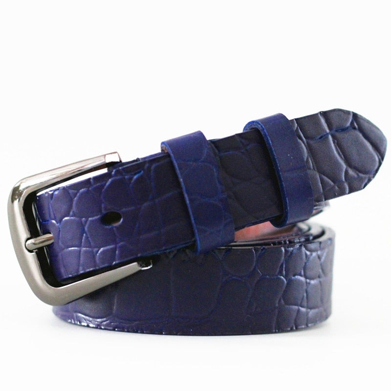 CEINTURE VINTAGE EN CUIR VÉRITABLE POUR FEMMES