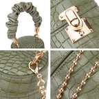 SAC À  MAIN MOTIF CROCODILE