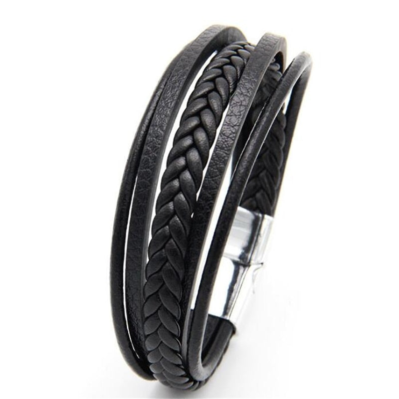 UNISEX GENUINE LEATHER FASHION BRACELET 