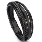 UNISEX GENUINE LEATHER FASHION BRACELET 