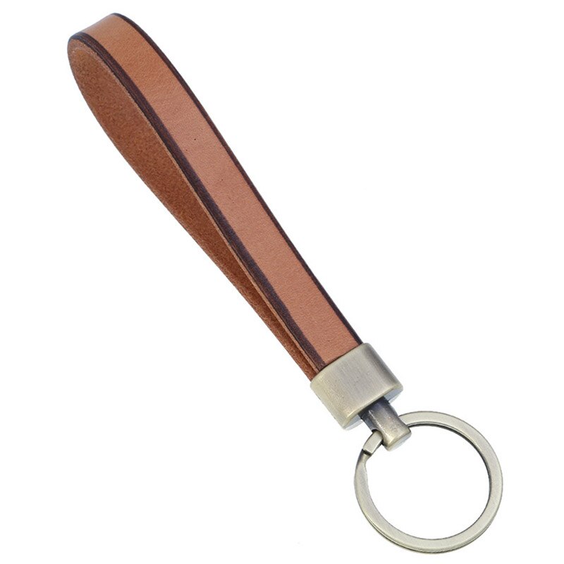 PORTE-CLÉS VINTAGE EN CUIR FAIT À LA MAIN