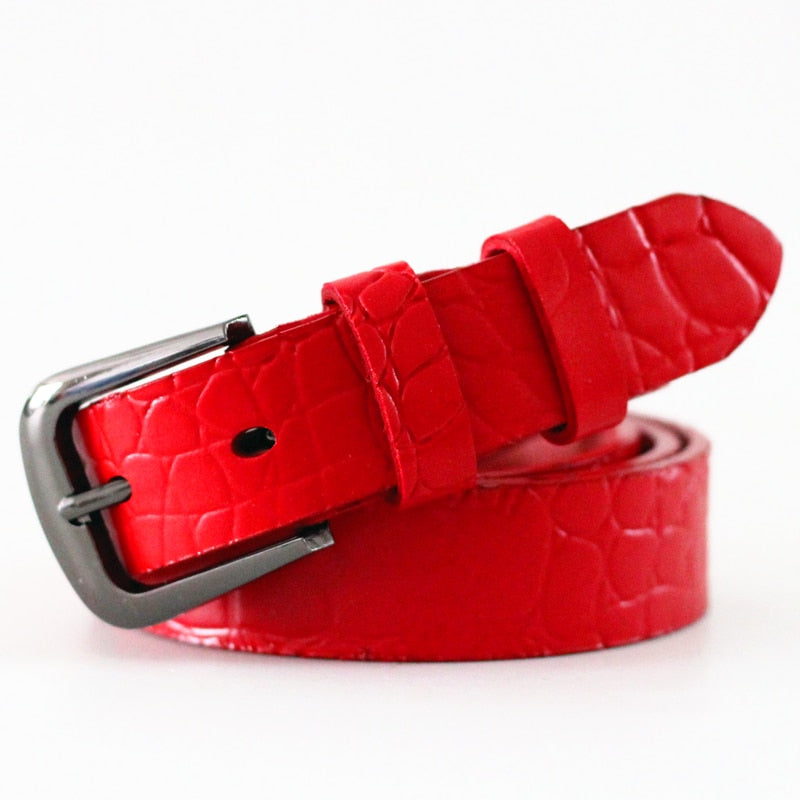 CEINTURE VINTAGE EN CUIR VÉRITABLE POUR FEMMES