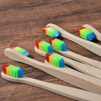 BROSSE A DENTS ÉCOLOGIQUE EN BAMBOU (10 pièces )